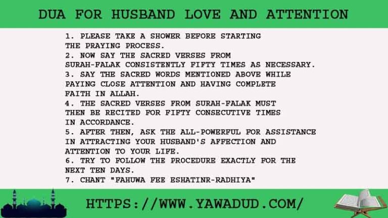 3 Amazing Dua To Get Husband Love - Ya Wadud - Islamic Solution